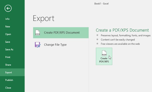 Lưu file Excel với định dạng PDF đơn giản và dễ dàng